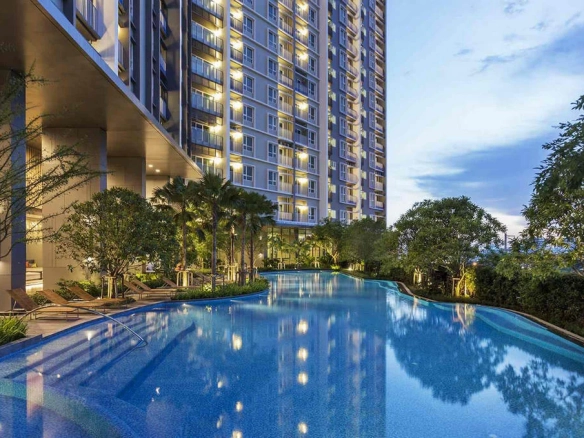 ขายคอนโด The Key Sathorn-Charoenrat 1 ห้องนอน 34.5 ตร.ม. ชั้น 9